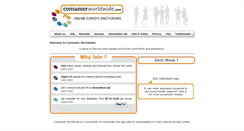 Desktop Screenshot of consumerworldwide.com